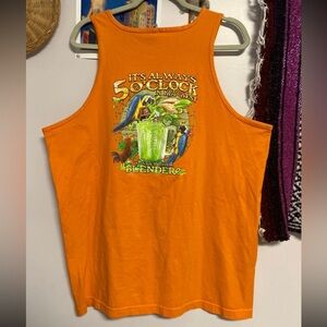 Margaritaville vintage orange tank top